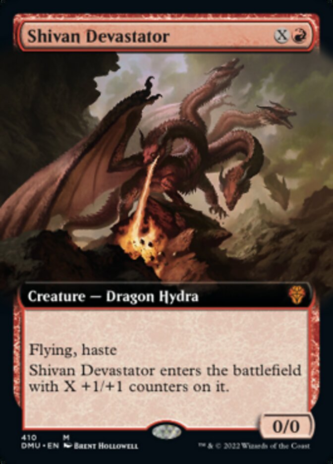 Shivan Devastator (Extended Art) [Dominaria United] | Dragon's Lair Comics and Fantasy Houston TX
