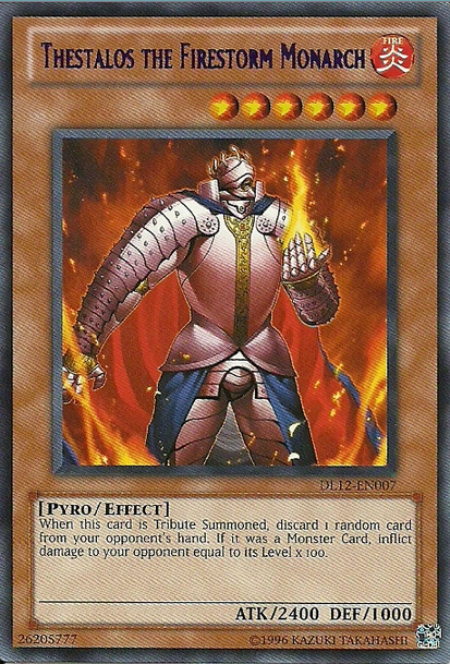 Thestalos the Firestorm Monarch (Purple) [DL12-EN007] Rare | Dragon's Lair Comics and Fantasy Houston TX