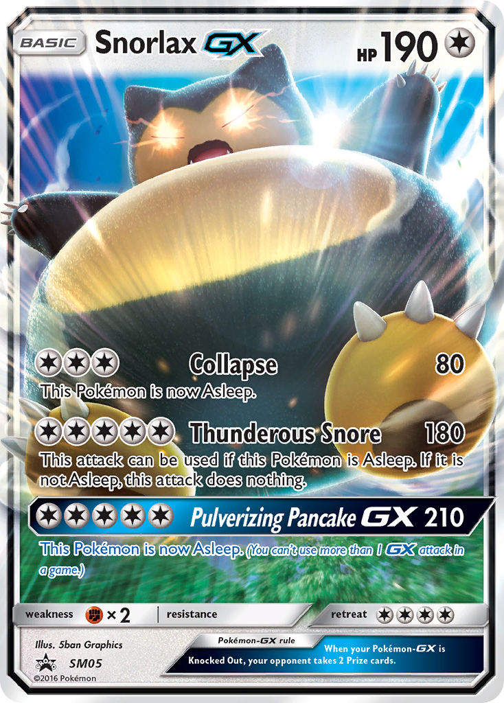 Snorlax GX (SM05) [Sun & Moon: Black Star Promos] | Dragon's Lair Comics and Fantasy Houston TX