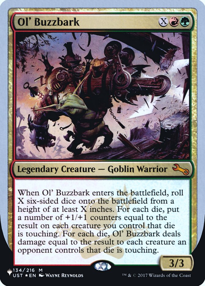 Ol' Buzzbark (Unfinity Foil Edition) [The List] | Dragon's Lair Comics and Fantasy Houston TX