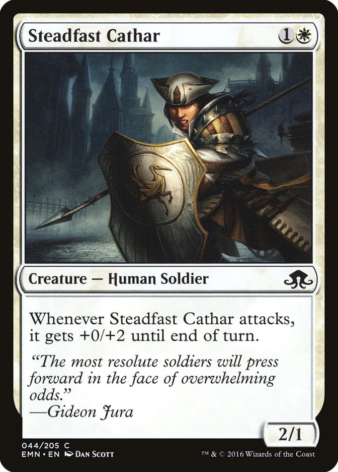 Steadfast Cathar [Eldritch Moon] | Dragon's Lair Comics and Fantasy Houston TX