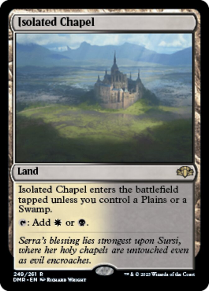Isolated Chapel [Dominaria Remastered] | Dragon's Lair Comics and Fantasy Houston TX