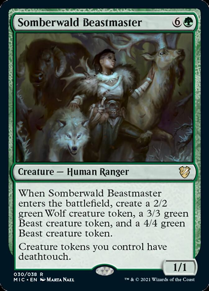 Somberwald Beastmaster [Innistrad: Midnight Hunt Commander] | Dragon's Lair Comics and Fantasy Houston TX