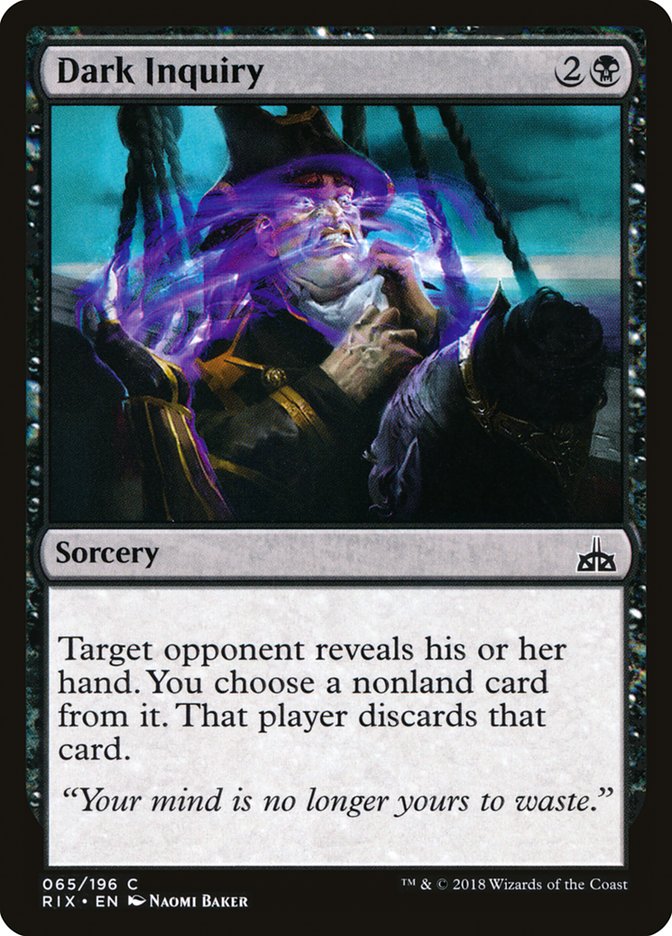 Dark Inquiry [Rivals of Ixalan] | Dragon's Lair Comics and Fantasy Houston TX