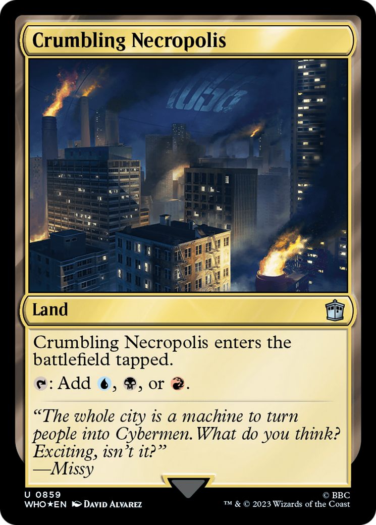 Crumbling Necropolis (Surge Foil) [Doctor Who] | Dragon's Lair Comics and Fantasy Houston TX