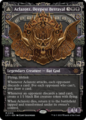 Aclazotz, Deepest Betrayal // Temple of the Dead (Showcase) [The Lost Caverns of Ixalan] | Dragon's Lair Comics and Fantasy Houston TX