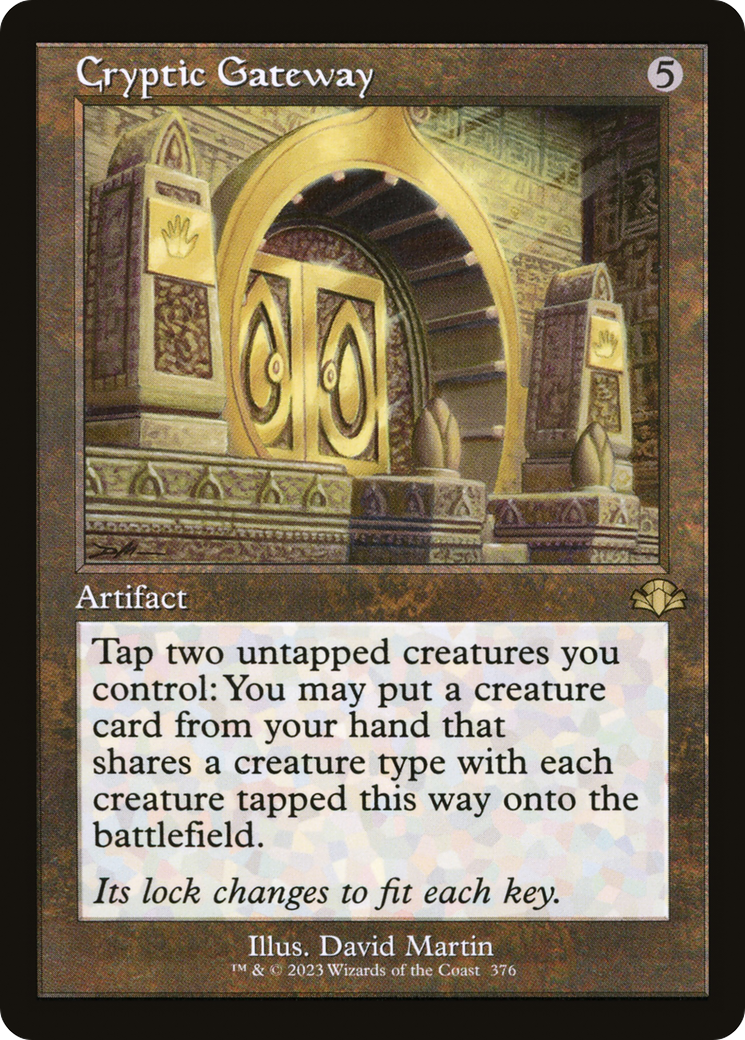 Cryptic Gateway (Retro) [Dominaria Remastered] | Dragon's Lair Comics and Fantasy Houston TX