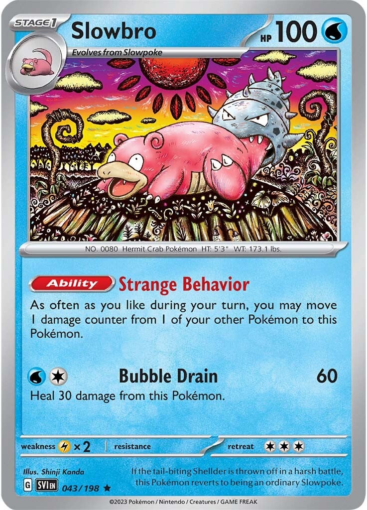 Slowbro (043/198) [Scarlet & Violet: Base Set] | Dragon's Lair Comics and Fantasy Houston TX