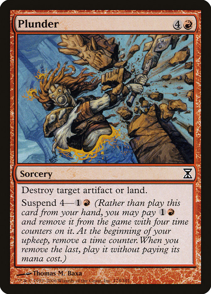 Plunder [Time Spiral] | Dragon's Lair Comics and Fantasy Houston TX