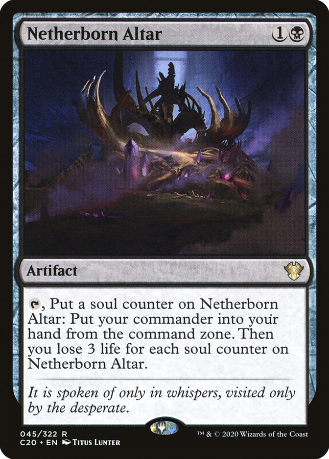 Netherborn Altar [Commander 2020] | Dragon's Lair Comics and Fantasy Houston TX