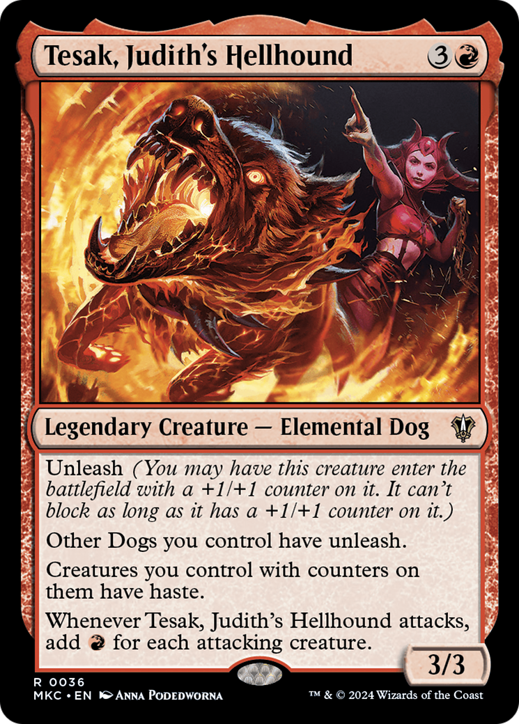 Tesak, Judith's Hellhound [Murders at Karlov Manor Commander] | Dragon's Lair Comics and Fantasy Houston TX