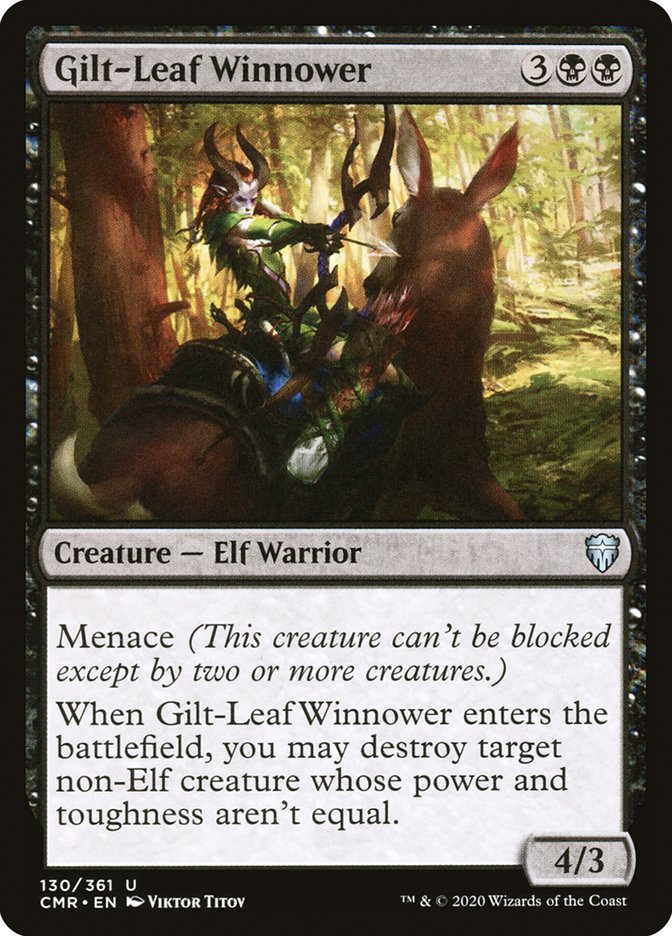 Gilt-Leaf Winnower [Commander Legends] | Dragon's Lair Comics and Fantasy Houston TX