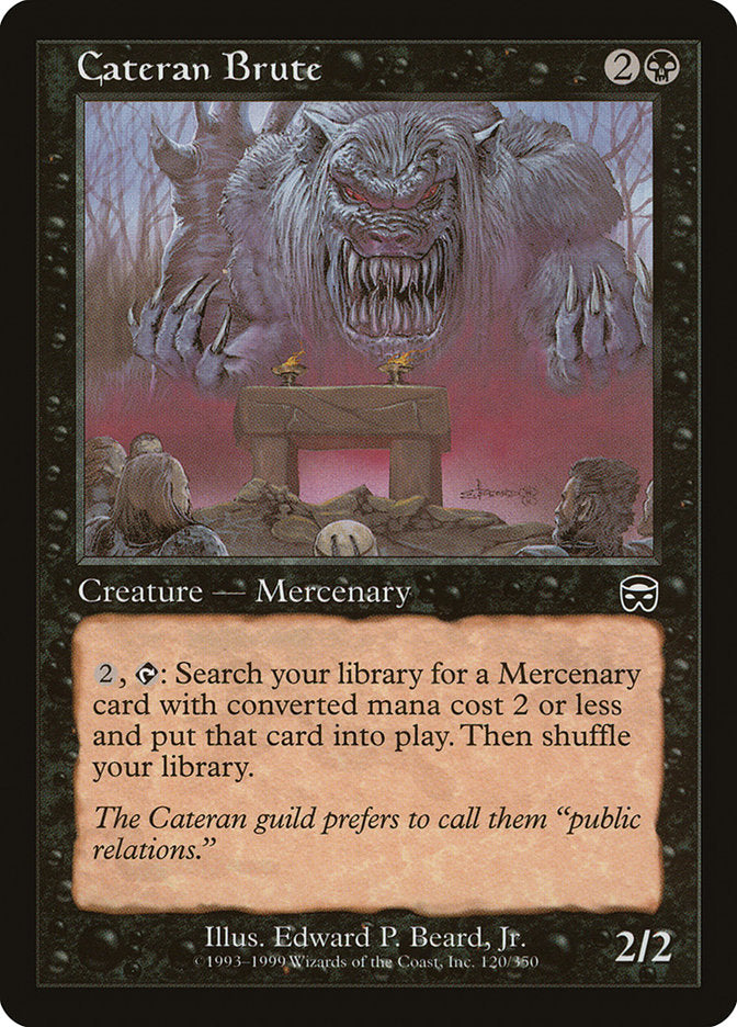 Cateran Brute [Mercadian Masques] | Dragon's Lair Comics and Fantasy Houston TX