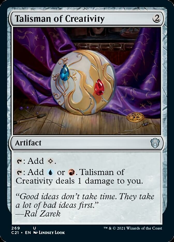 Talisman of Creativity [Commander 2021] | Dragon's Lair Comics and Fantasy Houston TX