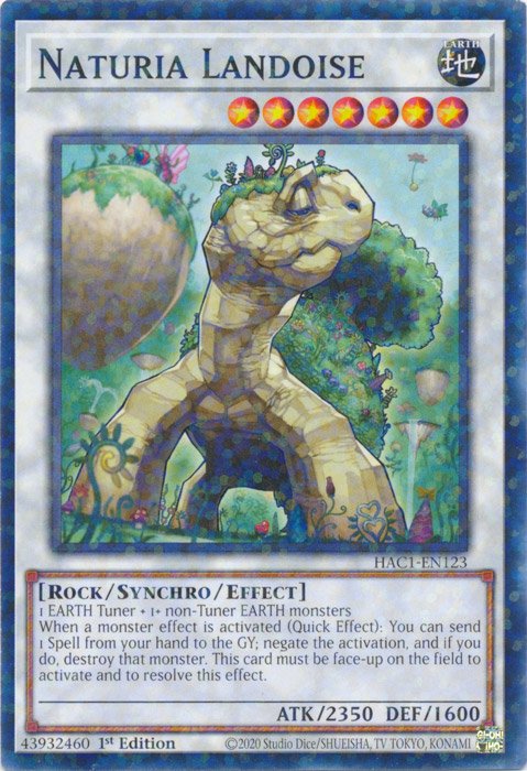 Naturia Landoise (Duel Terminal) [HAC1-EN123] Common | Dragon's Lair Comics and Fantasy Houston TX