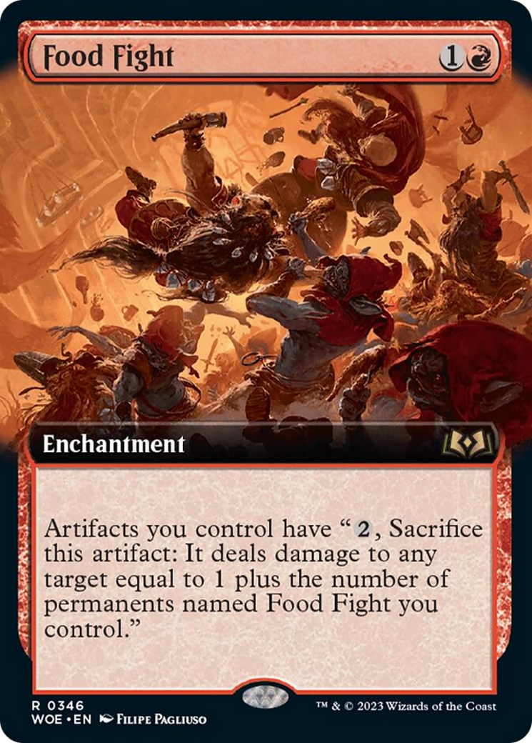 Food Fight (Extended Art) [Wilds of Eldraine] | Dragon's Lair Comics and Fantasy Houston TX