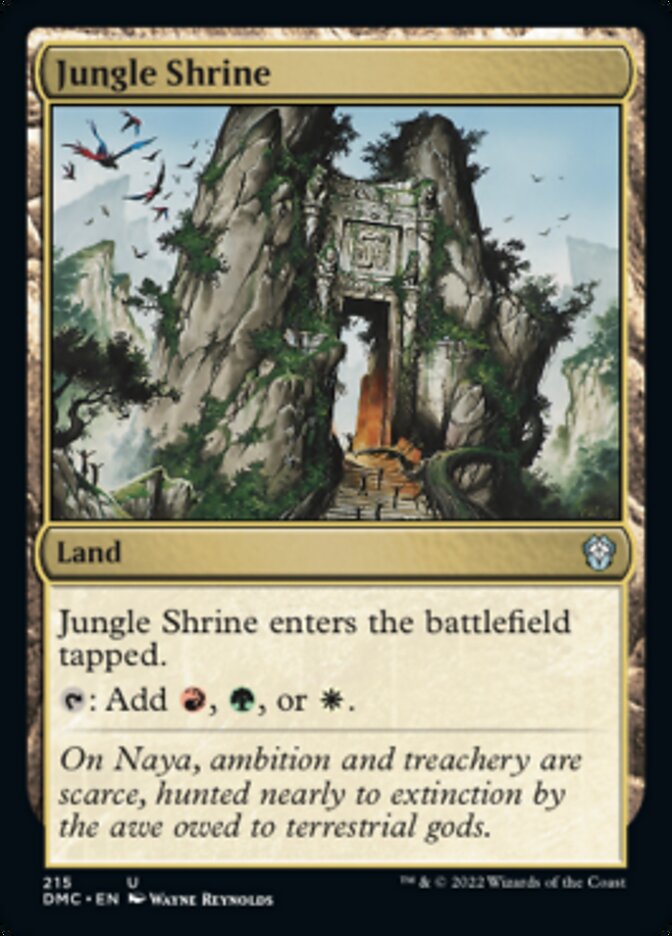 Jungle Shrine [Dominaria United Commander] | Dragon's Lair Comics and Fantasy Houston TX