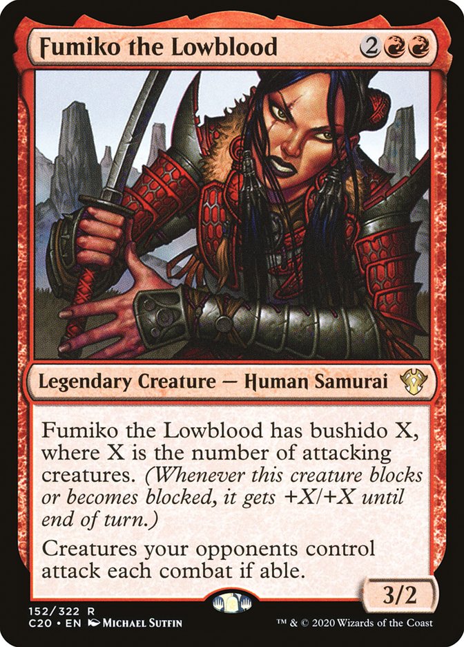 Fumiko the Lowblood [Commander 2020] | Dragon's Lair Comics and Fantasy Houston TX