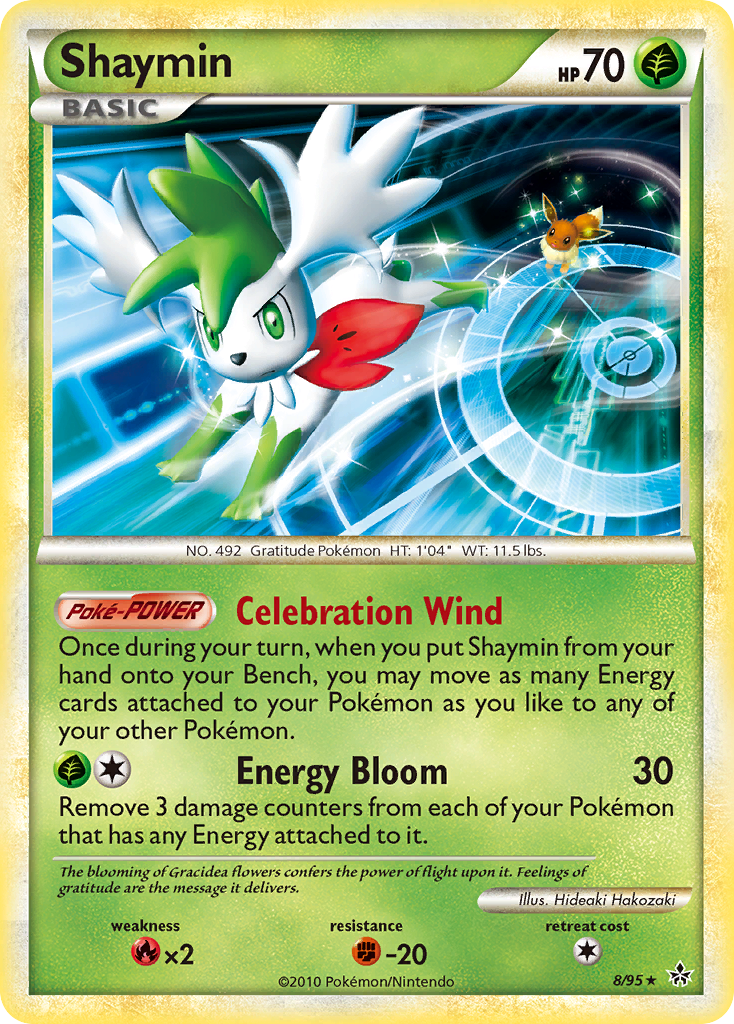 Shaymin (8/95) [HeartGold & SoulSilver: Unleashed] | Dragon's Lair Comics and Fantasy Houston TX