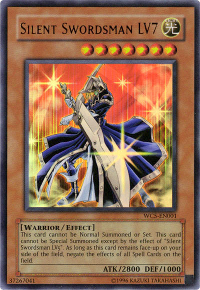 Silent Swordsman LV7 [WC5-EN001] Ultra Rare | Dragon's Lair Comics and Fantasy Houston TX