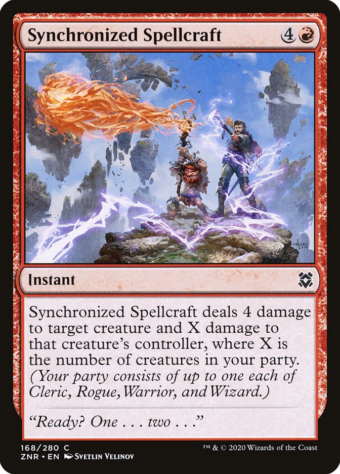 Synchronized Spellcraft [Zendikar Rising] | Dragon's Lair Comics and Fantasy Houston TX