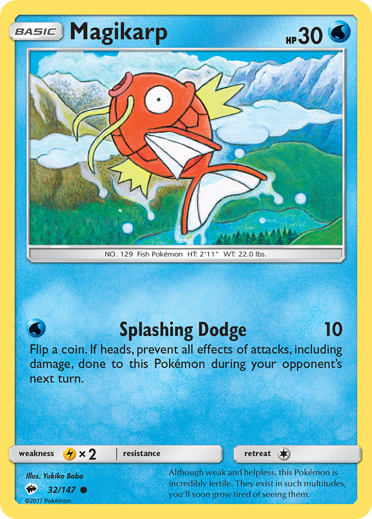 Magikarp (32/147) [Sun & Moon: Burning Shadows] | Dragon's Lair Comics and Fantasy Houston TX