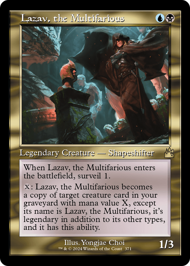 Lazav, the Multifarious (Retro Frame) [Ravnica Remastered] | Dragon's Lair Comics and Fantasy Houston TX