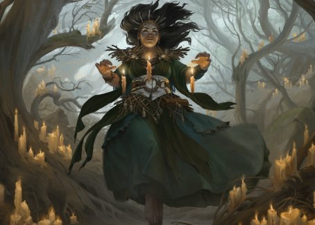 Candlegrove Witch 1 Art Card [Innistrad: Midnight Hunt Art Series] | Dragon's Lair Comics and Fantasy Houston TX