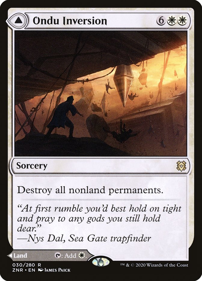 Ondu Inversion // Ondu Skyruins [Zendikar Rising] | Dragon's Lair Comics and Fantasy Houston TX