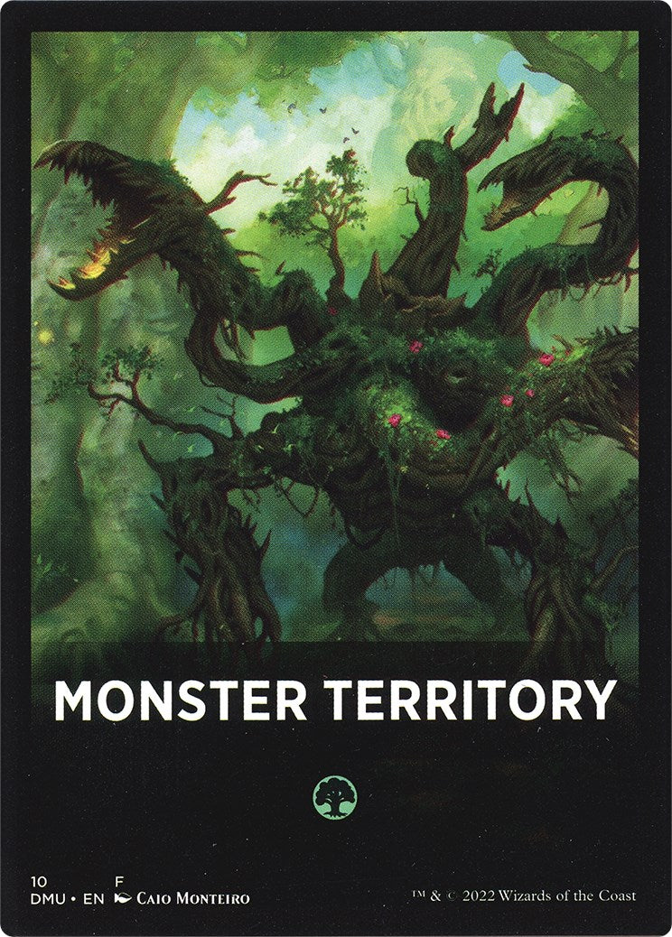 Monster Territory Theme Card [Dominaria United Tokens] | Dragon's Lair Comics and Fantasy Houston TX