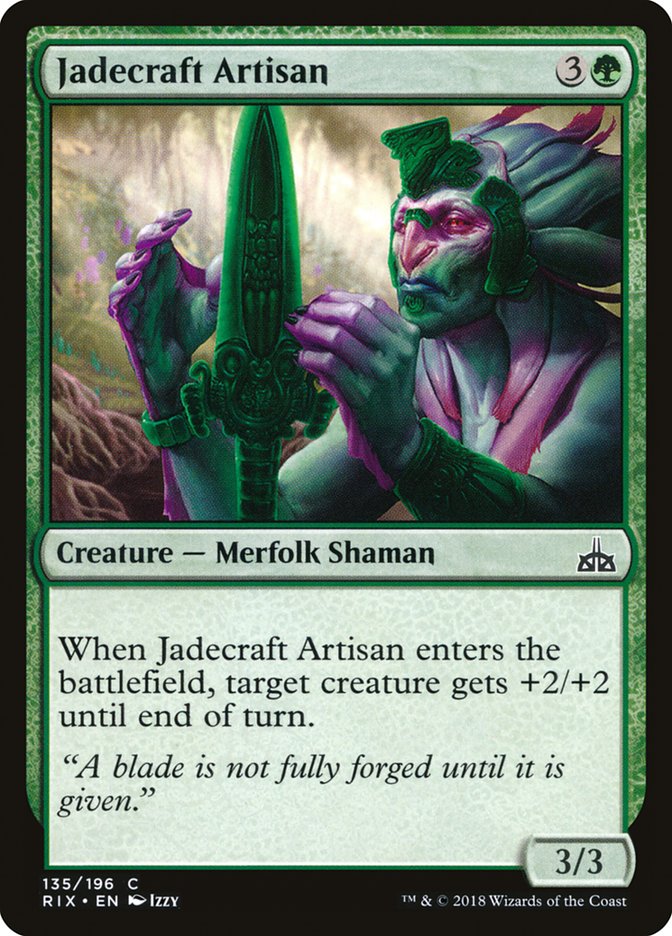 Jadecraft Artisan [Rivals of Ixalan] | Dragon's Lair Comics and Fantasy Houston TX
