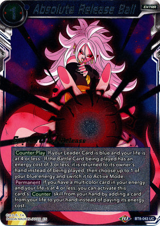 Absolute Release Ball (BT8-043_PR) [Malicious Machinations Prerelease Promos] | Dragon's Lair Comics and Fantasy Houston TX