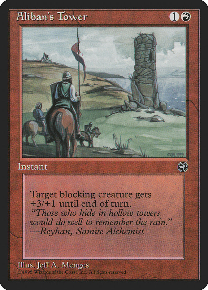 Aliban's Tower (Reyhan Flavor Text) [Homelands] | Dragon's Lair Comics and Fantasy Houston TX