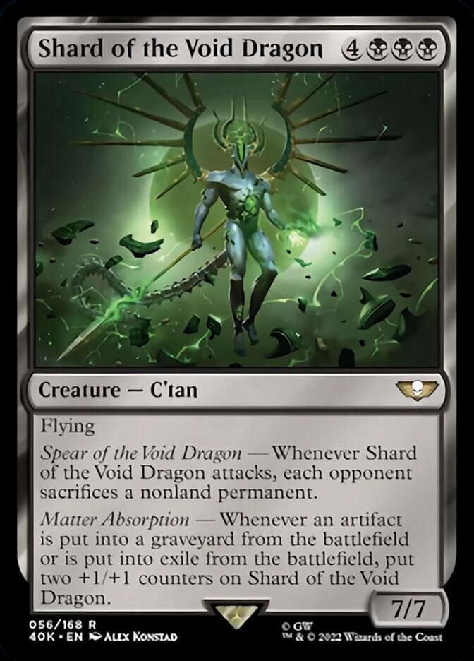 Shard of the Void Dragon (Surge Foil) [Warhammer 40,000] | Dragon's Lair Comics and Fantasy Houston TX