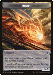 Saproling // Morph Double-Sided Token [Commander 2019 Tokens] | Dragon's Lair Comics and Fantasy Houston TX