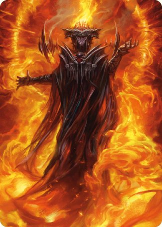 Sauron, the Dark Lord Art Card [The Lord of the Rings: Tales of Middle-earth Art Series] | Dragon's Lair Comics and Fantasy Houston TX