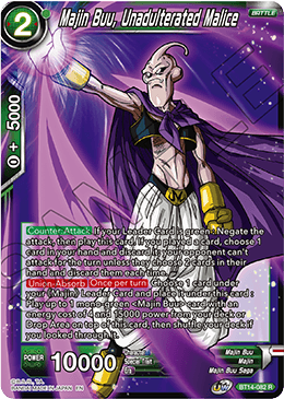 Majin Buu, Unadulterated Malice (BT14-082) [Cross Spirits] | Dragon's Lair Comics and Fantasy Houston TX