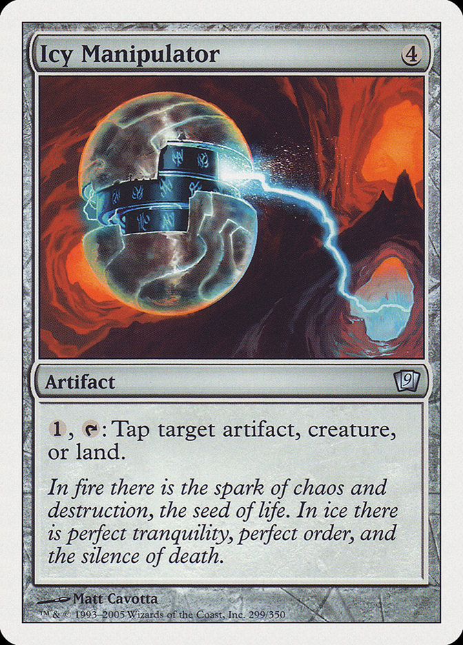 Icy Manipulator (9th Edition) [Oversize Cards] | Dragon's Lair Comics and Fantasy Houston TX
