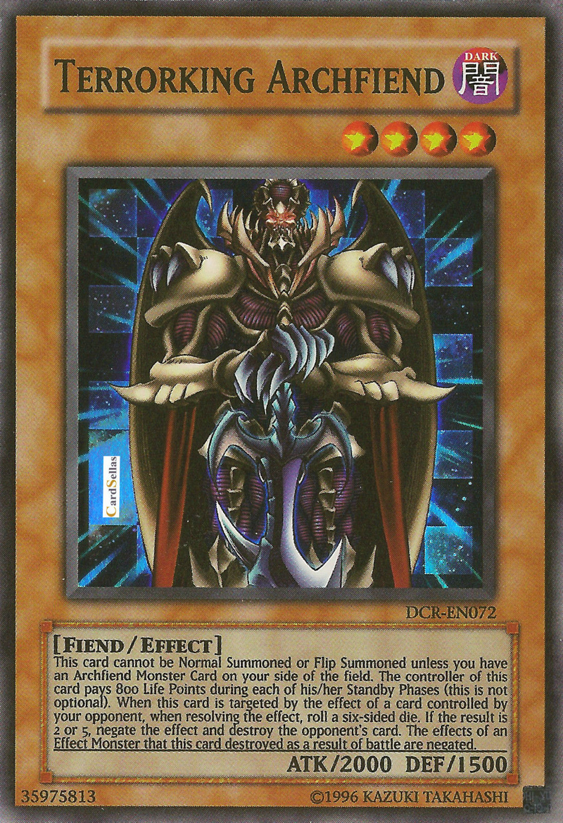 Terrorking Archfiend [DCR-EN072] Super Rare | Dragon's Lair Comics and Fantasy Houston TX