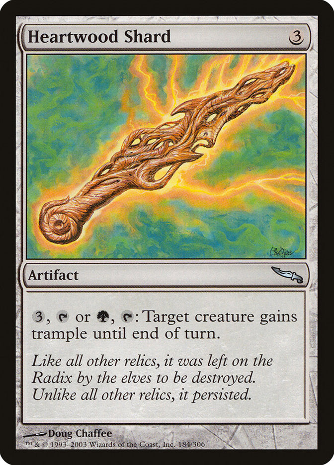 Heartwood Shard [Mirrodin] | Dragon's Lair Comics and Fantasy Houston TX