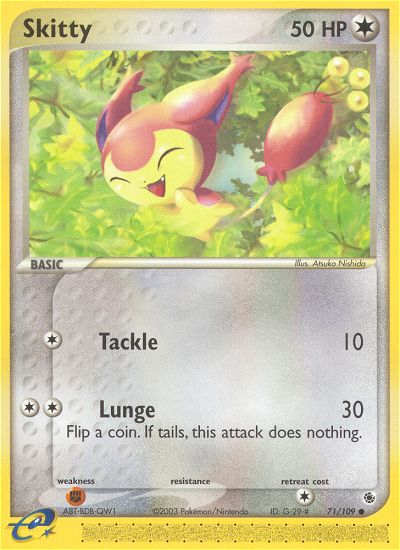 Skitty (71/109) [EX: Ruby & Sapphire] | Dragon's Lair Comics and Fantasy Houston TX