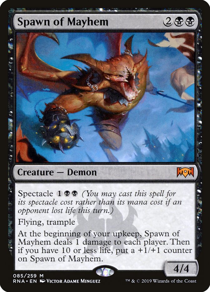 Spawn of Mayhem [Ravnica Allegiance] | Dragon's Lair Comics and Fantasy Houston TX