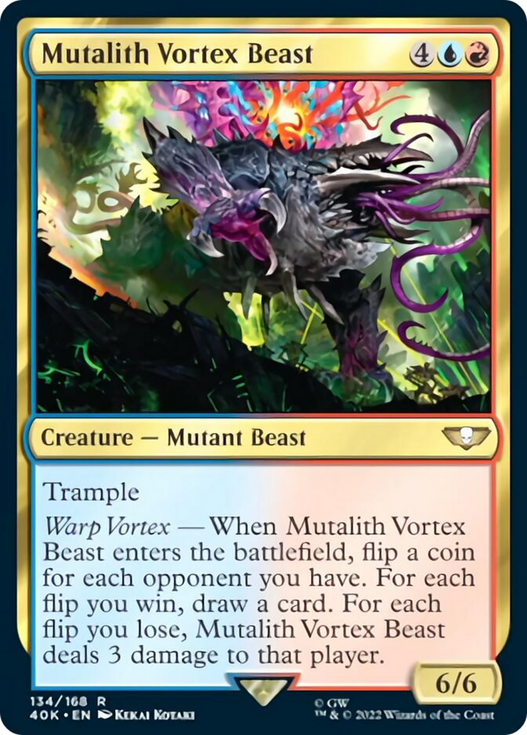 Mutalith Vortex Beast (Surge Foil) [Warhammer 40,000] | Dragon's Lair Comics and Fantasy Houston TX