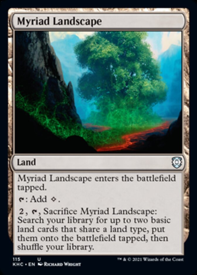 Myriad Landscape [Kaldheim Commander] | Dragon's Lair Comics and Fantasy Houston TX