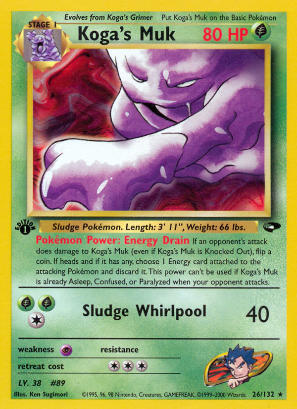 Koga's Muk (26/132) [Gym Challenge 1st Edition] | Dragon's Lair Comics and Fantasy Houston TX