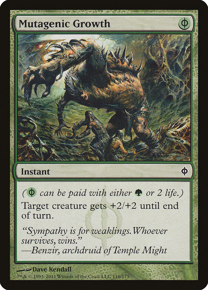 Mutagenic Growth [New Phyrexia] | Dragon's Lair Comics and Fantasy Houston TX