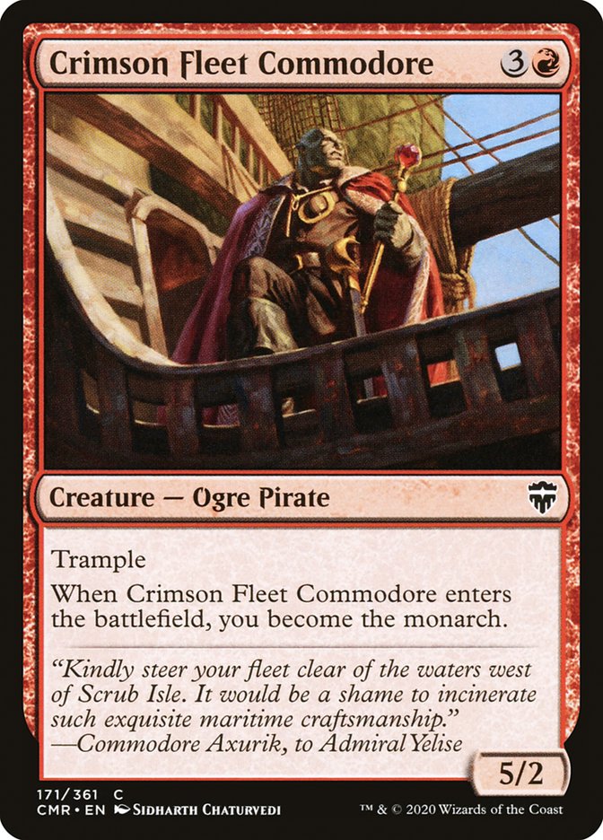 Crimson Fleet Commodore [Commander Legends] | Dragon's Lair Comics and Fantasy Houston TX