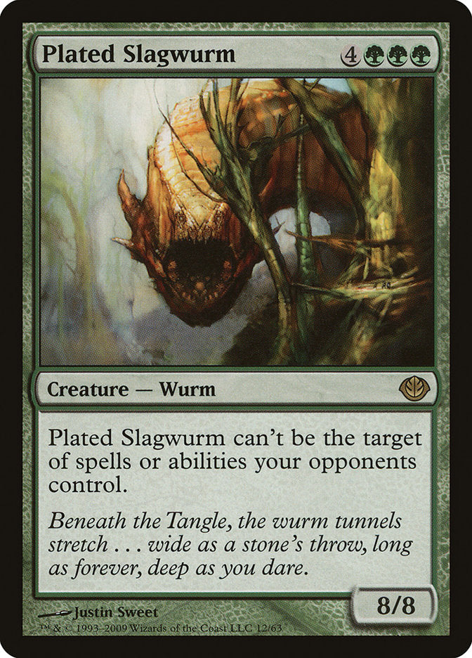 Plated Slagwurm [Duel Decks: Garruk vs. Liliana] | Dragon's Lair Comics and Fantasy Houston TX