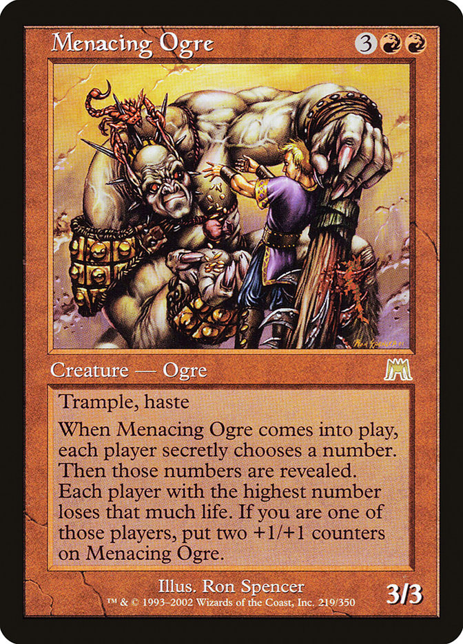 Menacing Ogre [Onslaught] | Dragon's Lair Comics and Fantasy Houston TX
