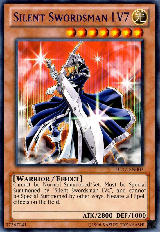 Silent Swordsman LV7 (Purple) [DL17-EN003] Rare | Dragon's Lair Comics and Fantasy Houston TX